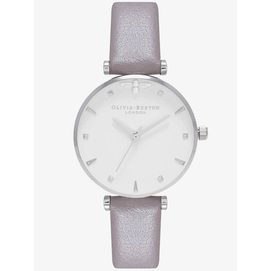 Olivia Burton Graue Kunstlederuhr