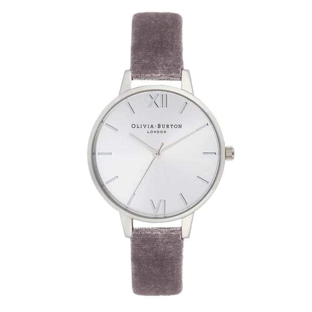 Olivia Burton Lila Kunstleder Uhr