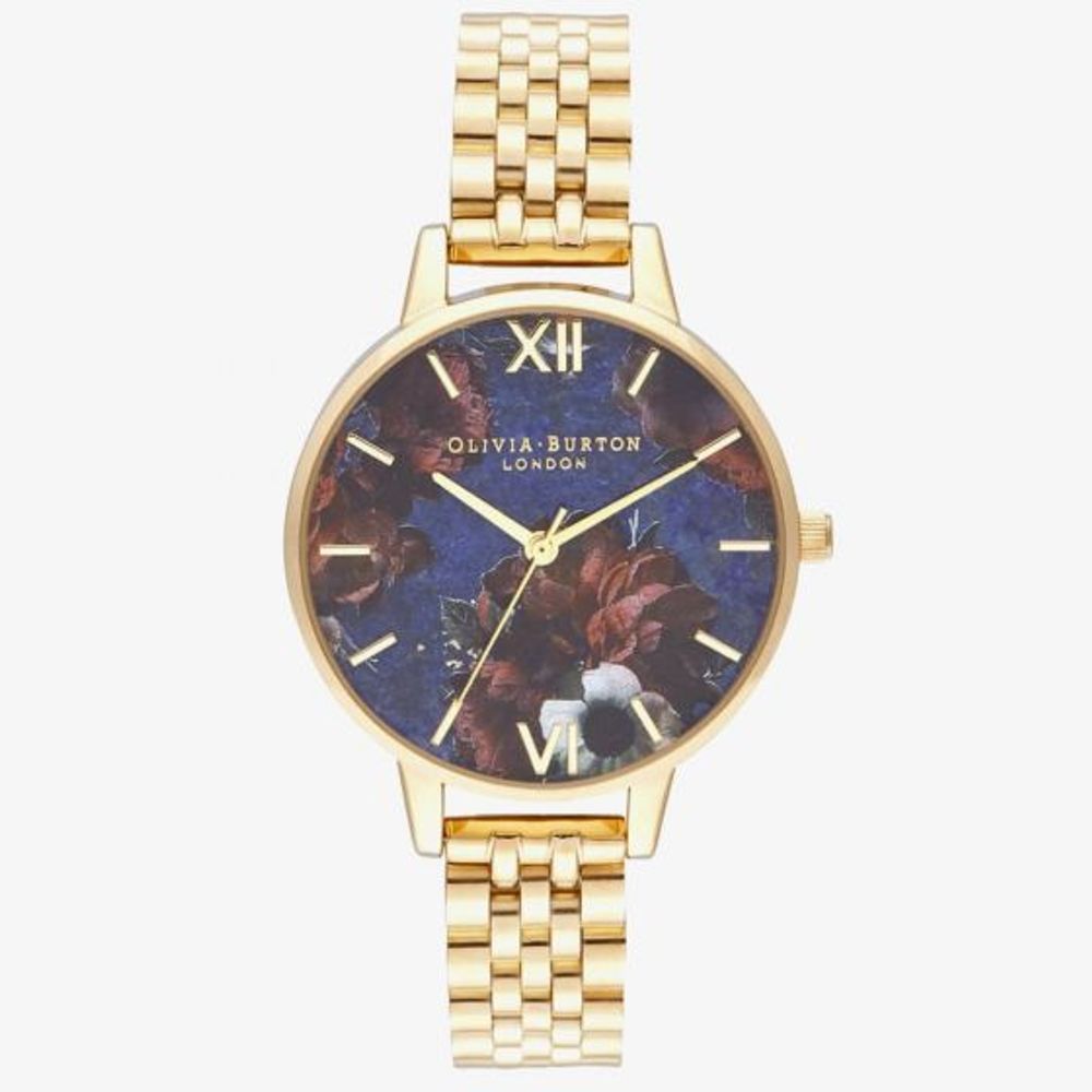 Olivia Burton Gold-Stahl-Uhr