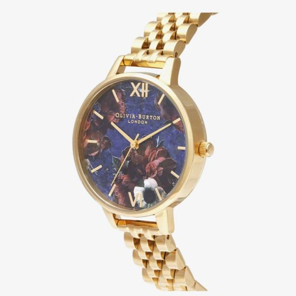 Olivia Burton Gold-Stahl-Uhr