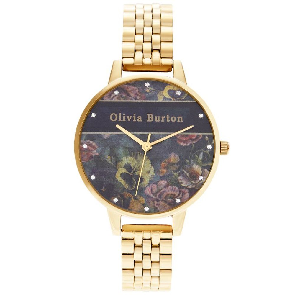 Olivia Burton Gold-Stahl-Uhr