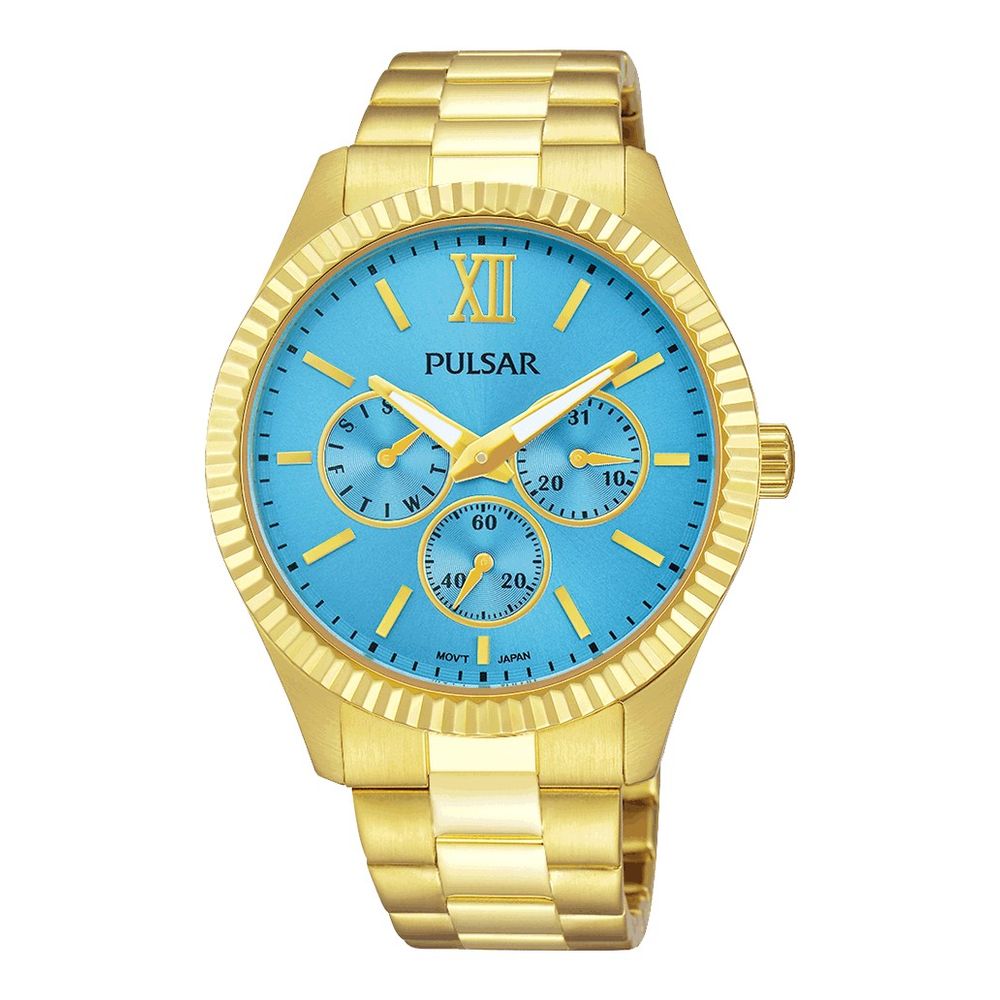 Pulsar Gold-Stahl-Uhr