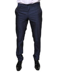 Bild in Galerie-Betrachter laden, Dolce & Gabbana Blue Polyester Formal Tuxedo Pants
