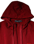 Bild in Galerie-Betrachter laden, Dolce & Gabbana Red Logo Plaque Hooded Sweatshirt Sweater
