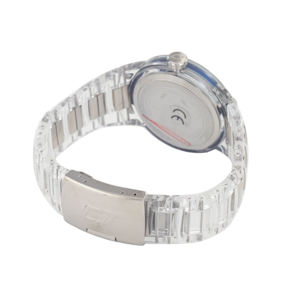 Chronotech Transparente Polycarbonat-Uhr