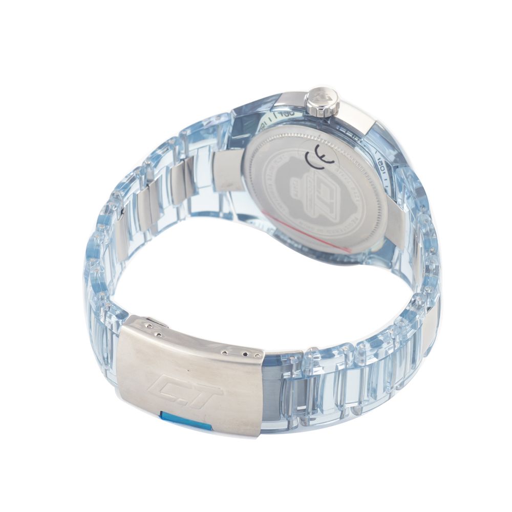 Chronotech Transparente Polycarbonat-Uhr