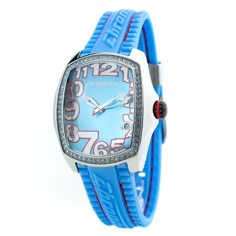 Chronotech Blaue Gummiuhr