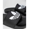 Load image into Gallery viewer, Adidas Schwarze Polyester-Sandale
