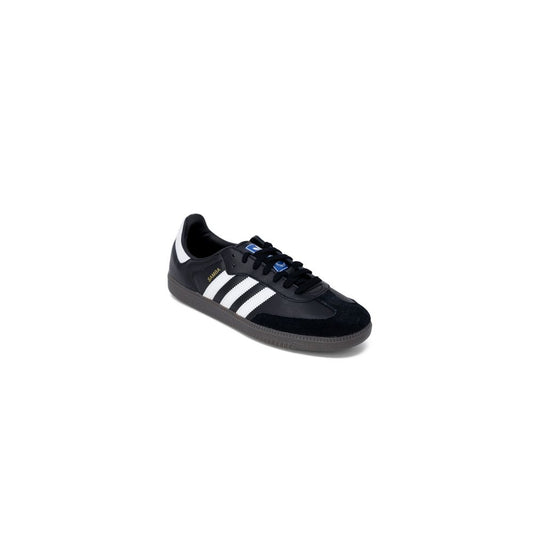 Adidas Schwarzer Leder-Sneaker