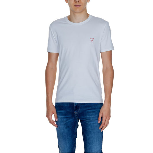 Guess T-Shirt aus weißer Baumwolle