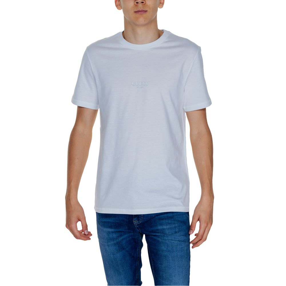 Guess T-Shirt aus weißer Baumwolle