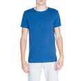 Load image into Gallery viewer, Tommy Hilfiger T-Shirt aus blauer Baumwolle
