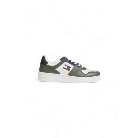 Tommy Hilfiger Grüner Leder-Sneaker