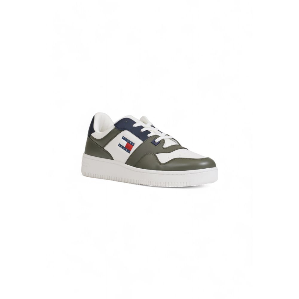 Tommy Hilfiger Grüner Leder-Sneaker