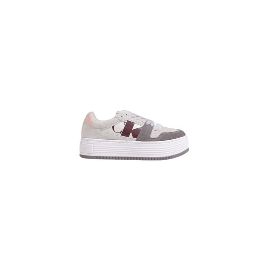 Calvin Klein Graue Leder Sneaker