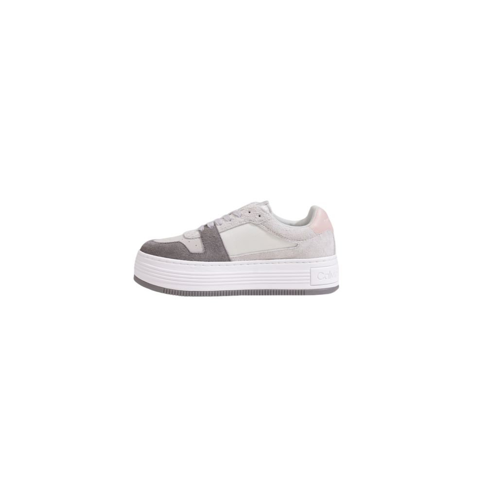 Calvin Klein Graue Leder Sneaker