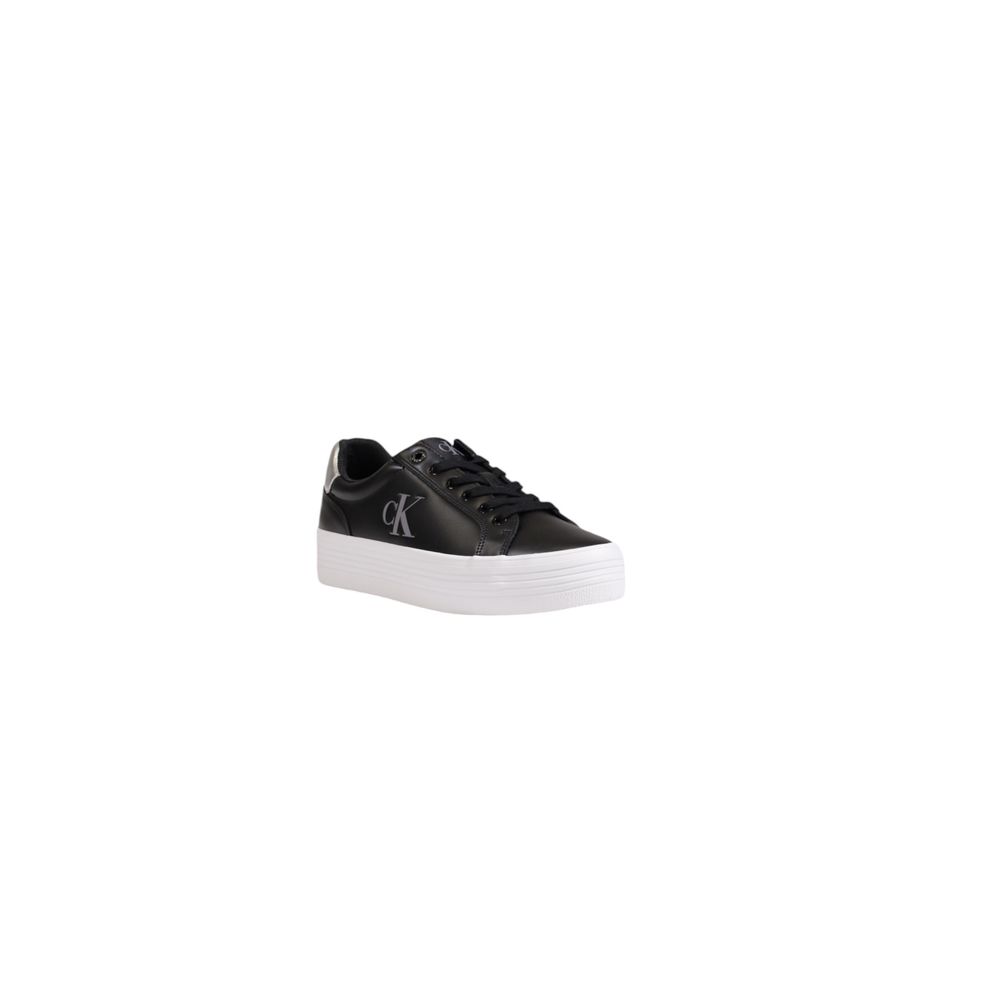 Calvin Klein Jeans Schwarzer Leder-Sneaker