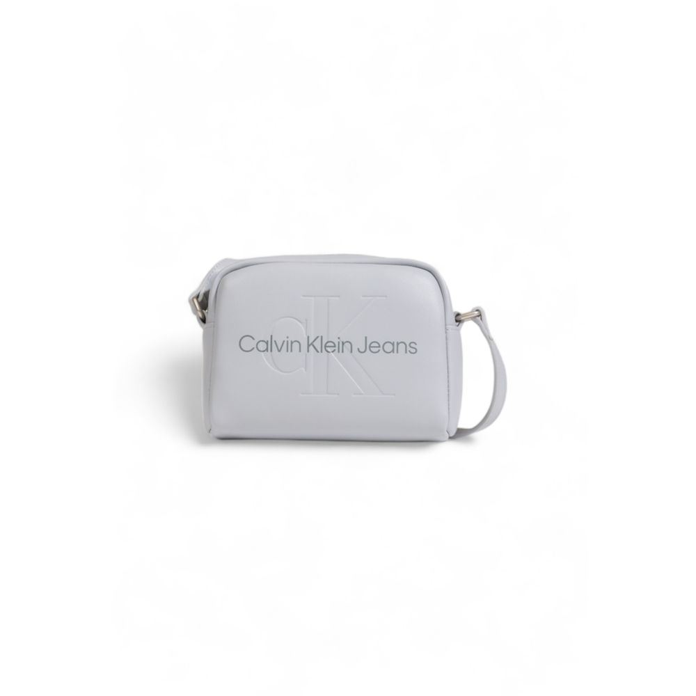 Calvin Klein Jeans Graue Polyethylen-Handtasche