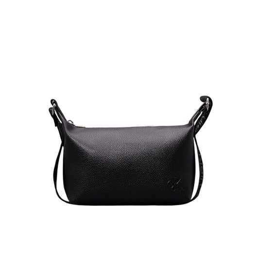 Calvin Klein Jeans Schwarze Handtasche aus rezykliertem Polyester