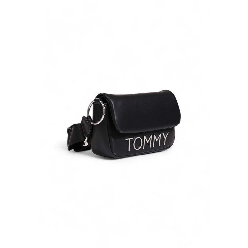 Tommy Hilfiger Schwarze Polyethylen-Handtasche