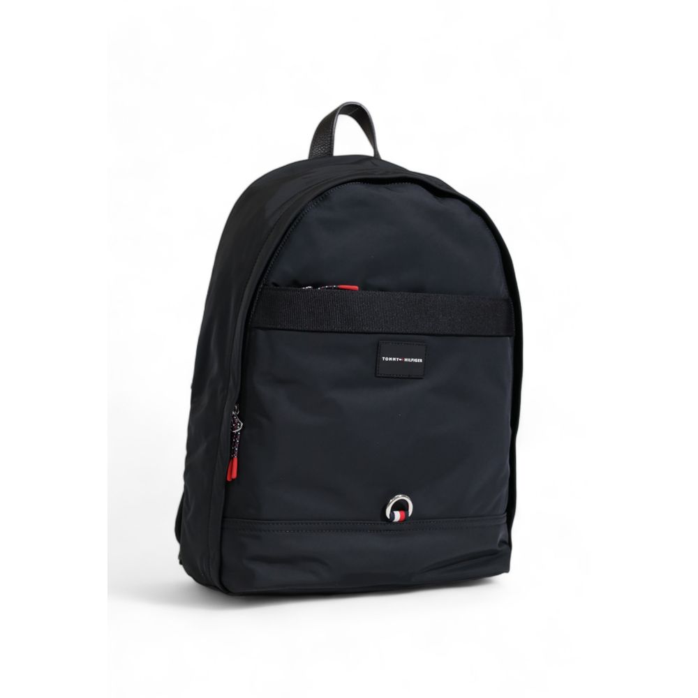 Tommy Hilfiger Schwarzer Rucksack aus recyceltem Polyester