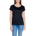 Load image into Gallery viewer, Vila Clothes Schwarze Baumwolle Tops & T-Shirt
