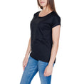 Load image into Gallery viewer, Vila Clothes Schwarze Baumwolle Tops & T-Shirt
