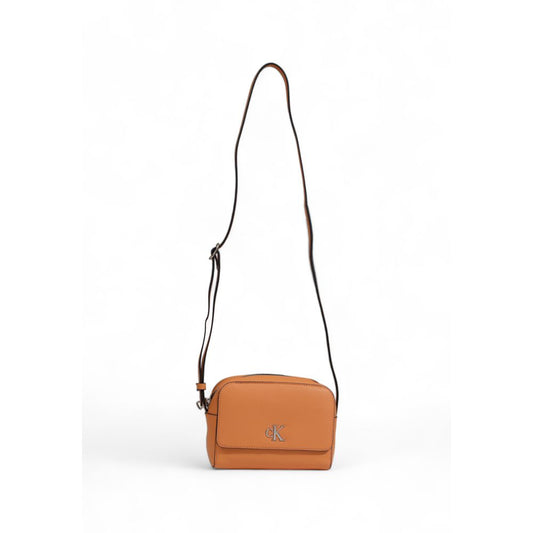 Calvin Klein Jeans Orange Kunstleder Handtasche