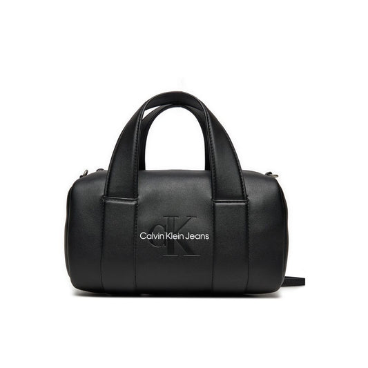 Calvin Klein Jeans Handtasche aus schwarzem Kunstleder