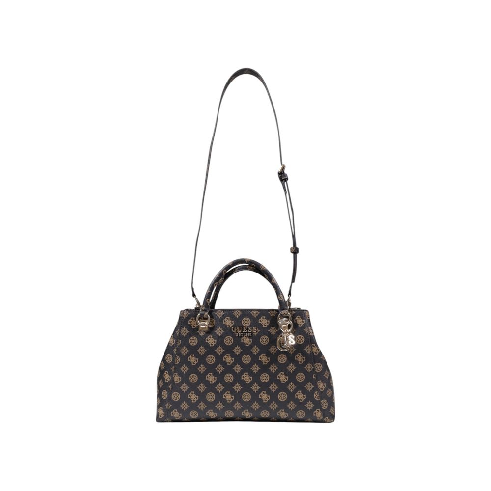 Guess Braune Polyethylen-Handtasche