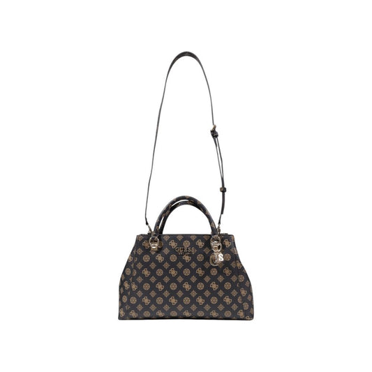 Guess Braune Polyethylen-Handtasche