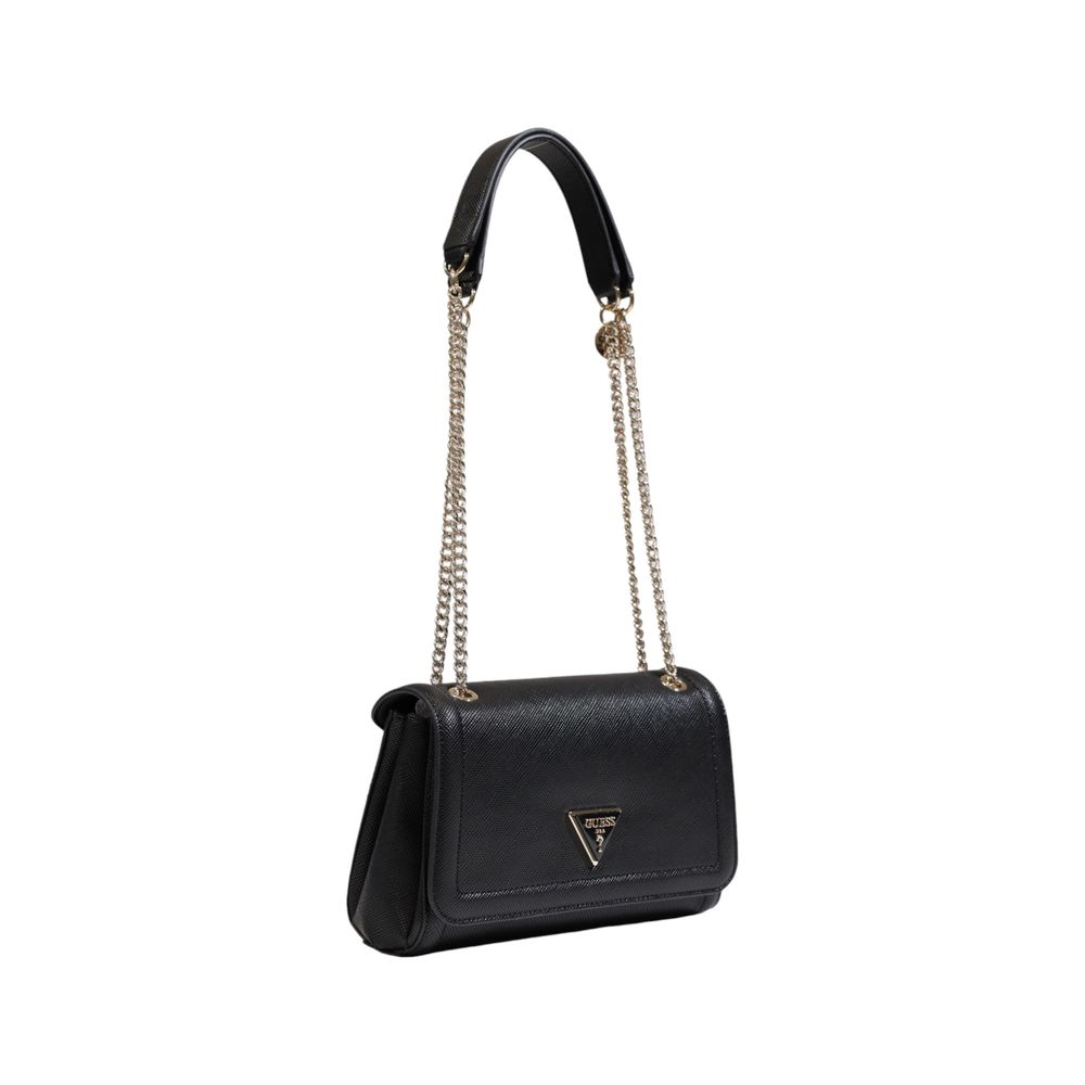 Guess Schwarze Polyethylen-Handtasche