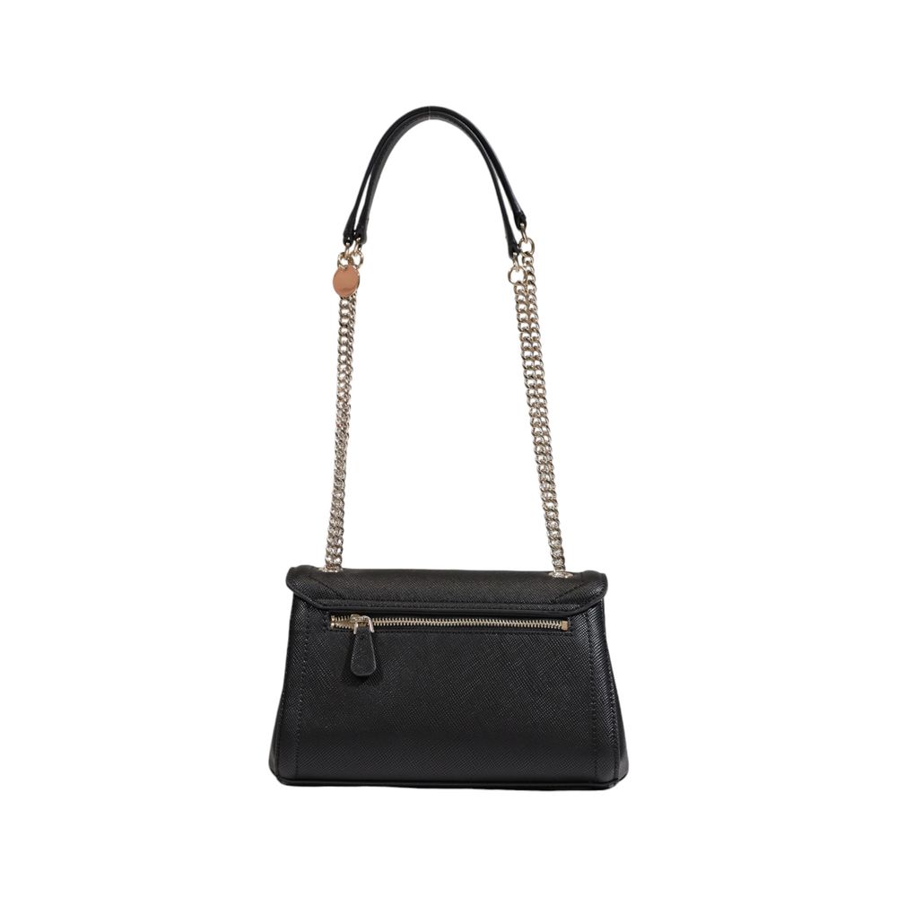 Guess Schwarze Polyethylen-Handtasche