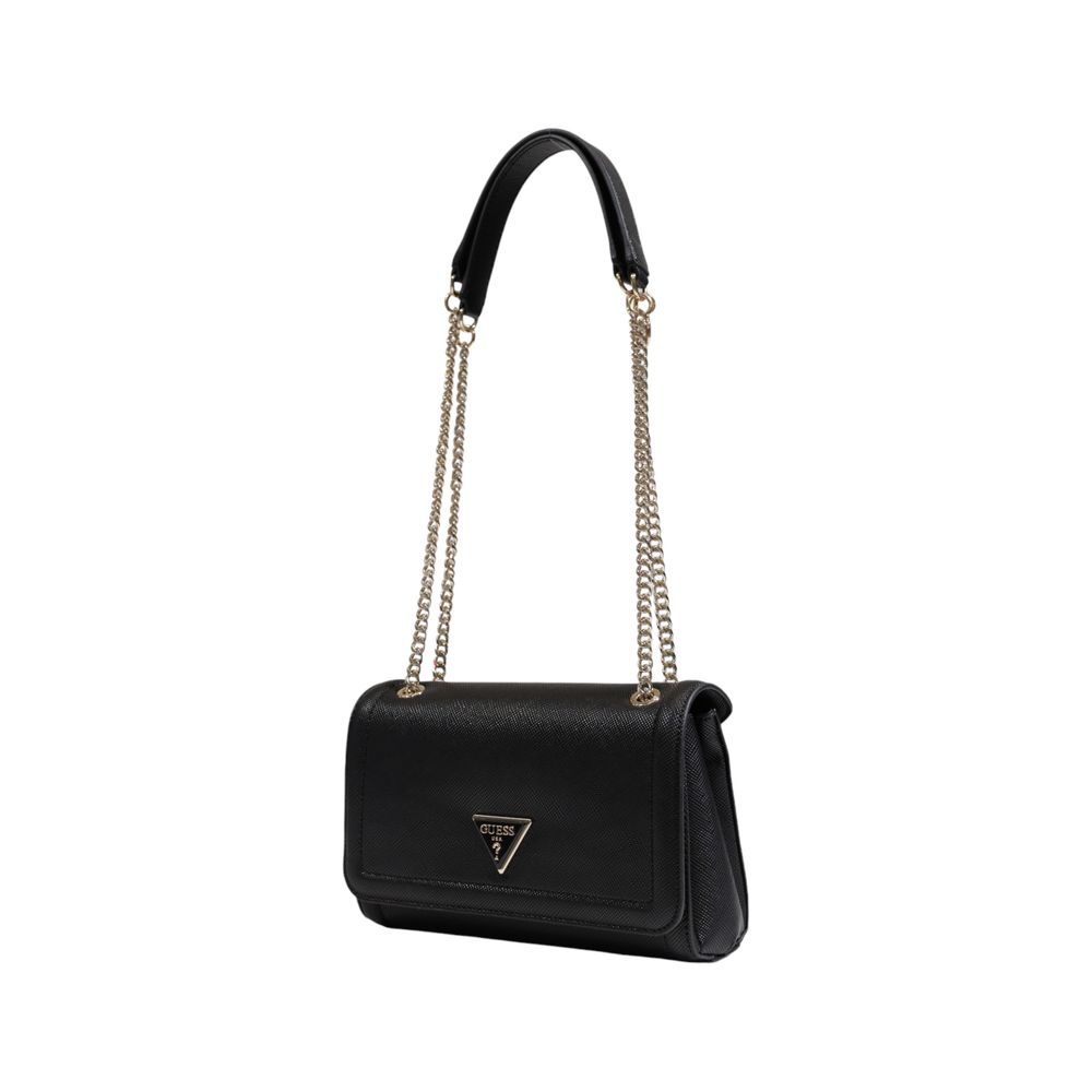 Guess Schwarze Polyethylen-Handtasche