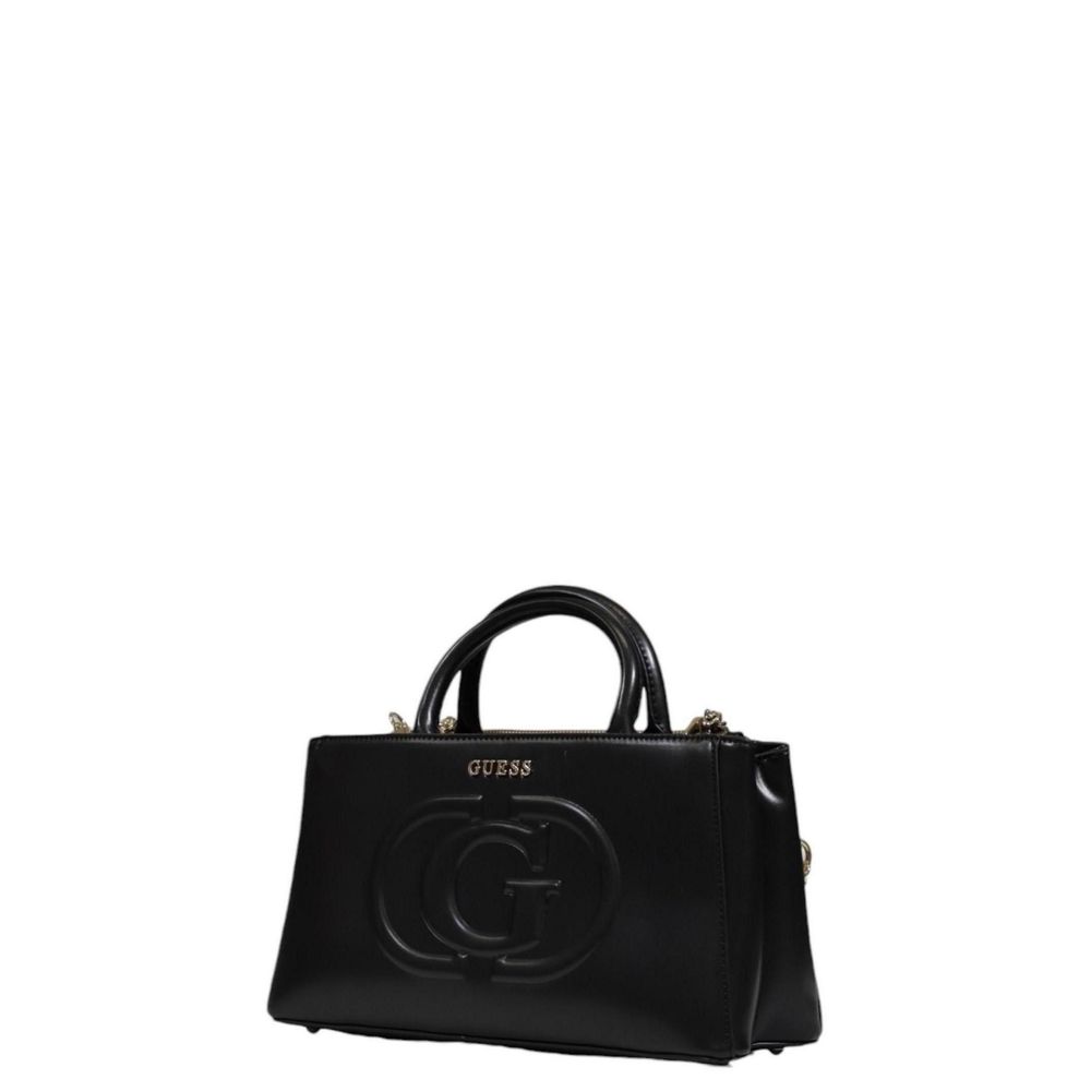 Guess Schwarze Polyethylen-Handtasche