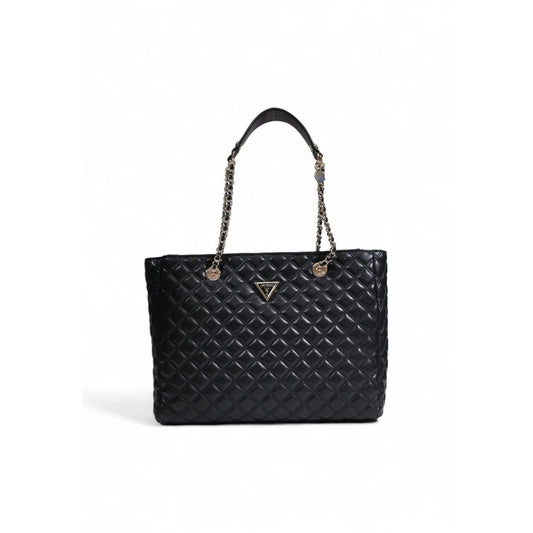 Guess Schwarze Polyethylen-Handtasche