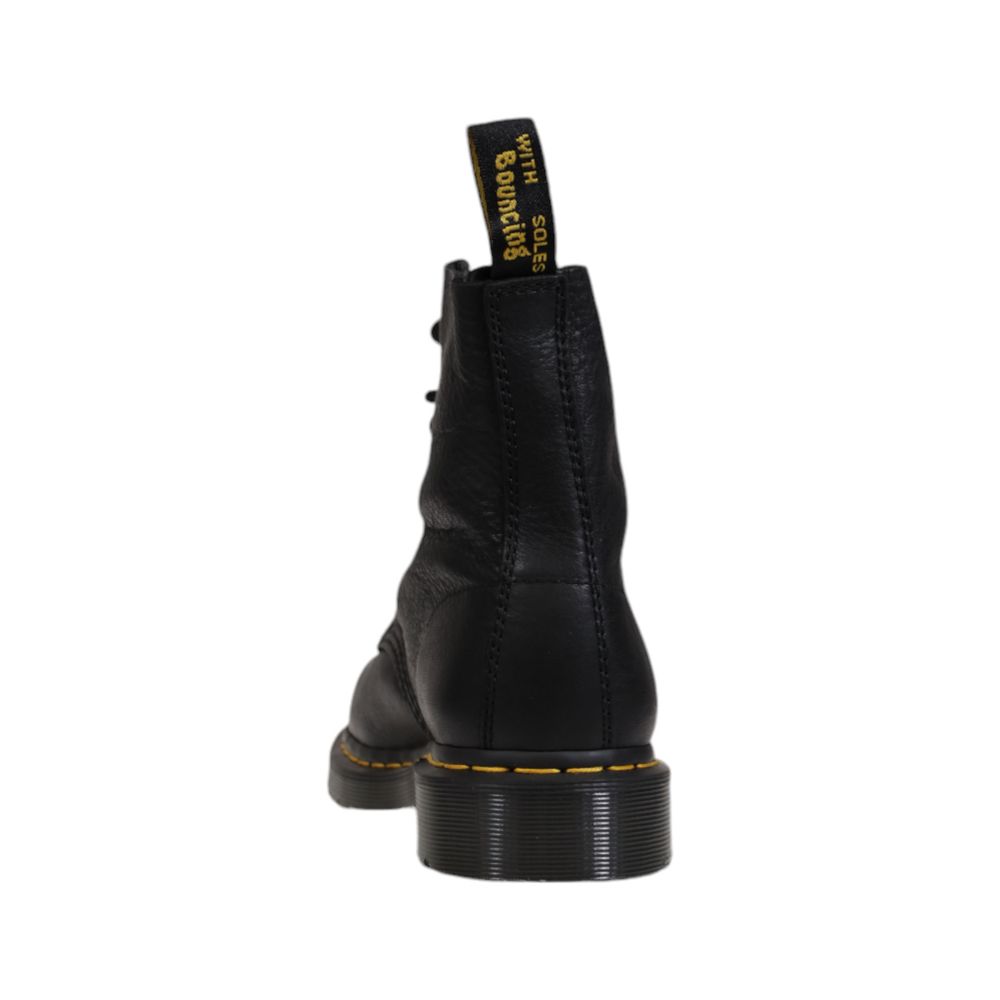 Dr. Martens Schwarzer Lederstiefel