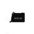 Load image into Gallery viewer, Replay Schwarze Polyester Handtasche
