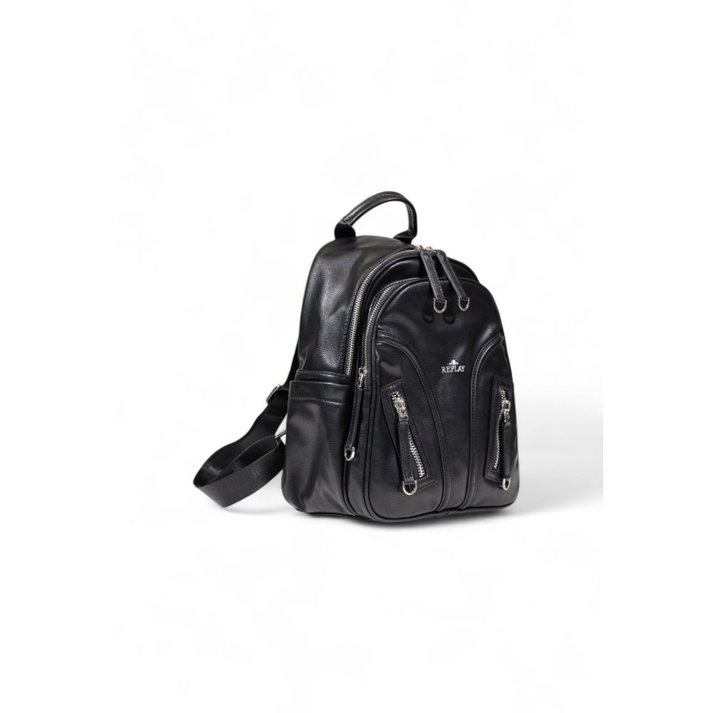 Replay Schwarzer Polyester-Rucksack