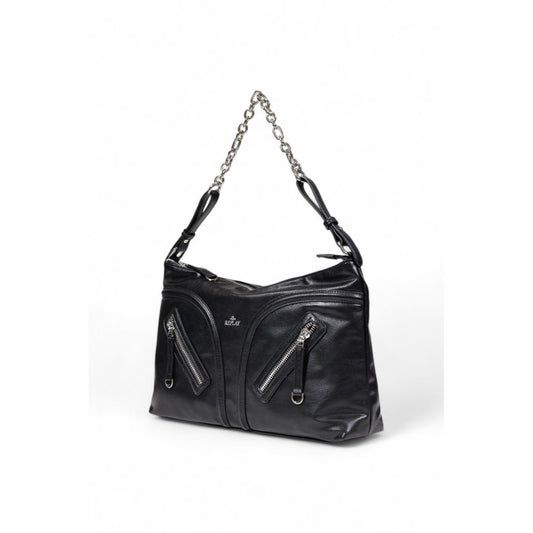 Replay Schwarze Polyester Handtasche