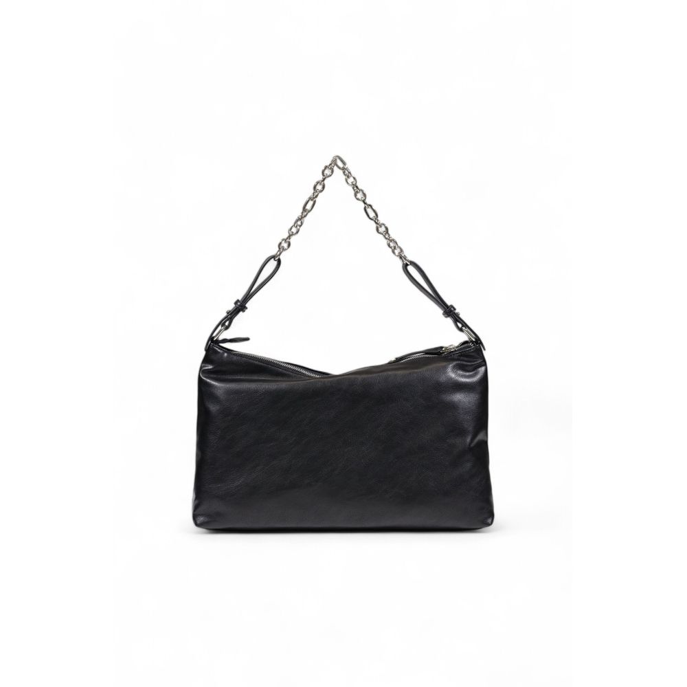 Replay Schwarze Polyester Handtasche