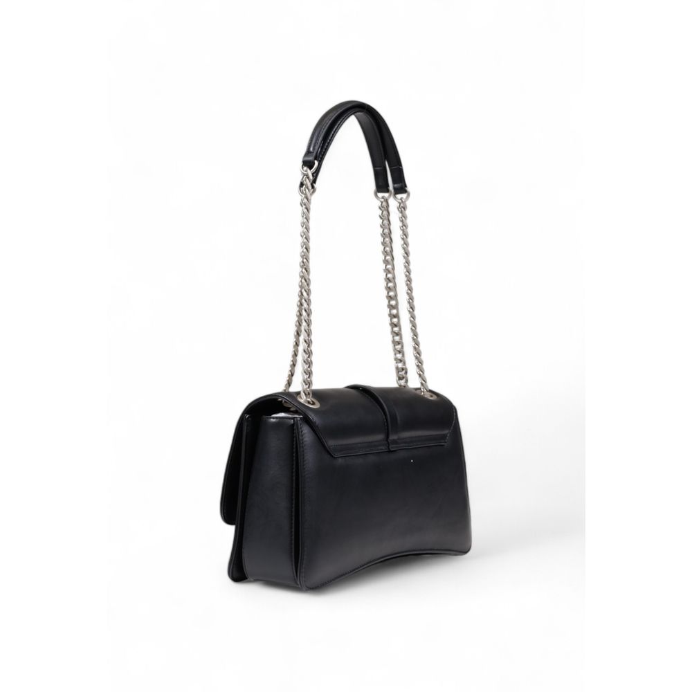 Replay Schwarze Polyester Handtasche