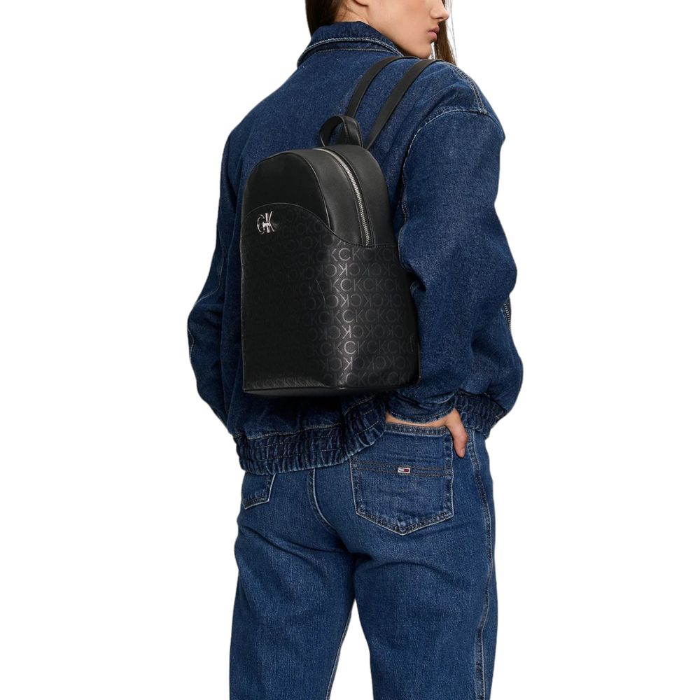 Calvin Klein Schwarzer Polyethylen-Rucksack