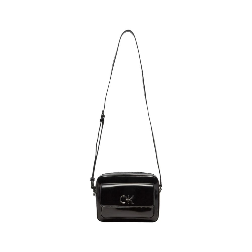 Calvin Klein Schwarze Polyethylen-Handtasche