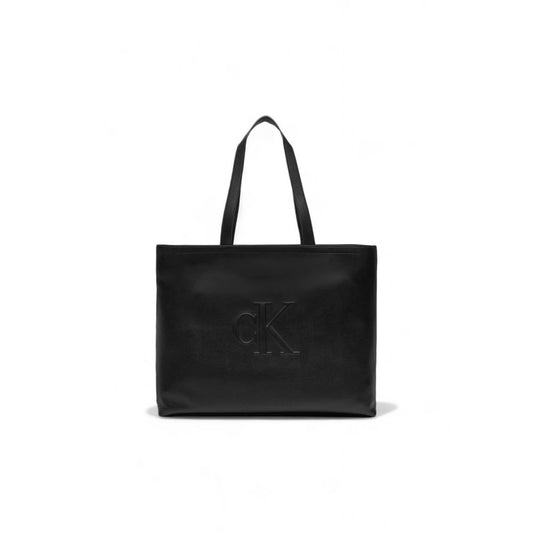 Calvin Klein Jeans Schwarze Polyethylen-Handtasche