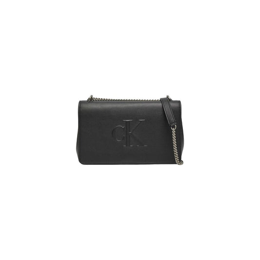 Calvin Klein Jeans Schwarze Polyethylen-Handtasche