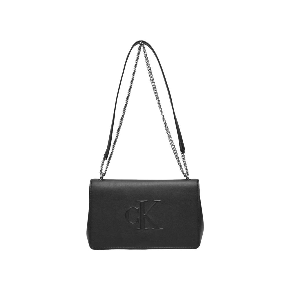 Calvin Klein Jeans Schwarze Polyethylen-Handtasche