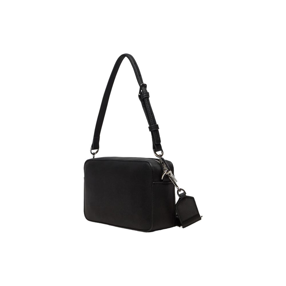 Calvin Klein Schwarze Handtasche aus rezykliertem Polyester