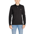 Load image into Gallery viewer, U.S. POLO ASSN. Schwarzes T-Shirt aus Baumwolle
