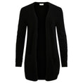 Load image into Gallery viewer, Vila Clothes Schwarze Viskose-Strickjacke
